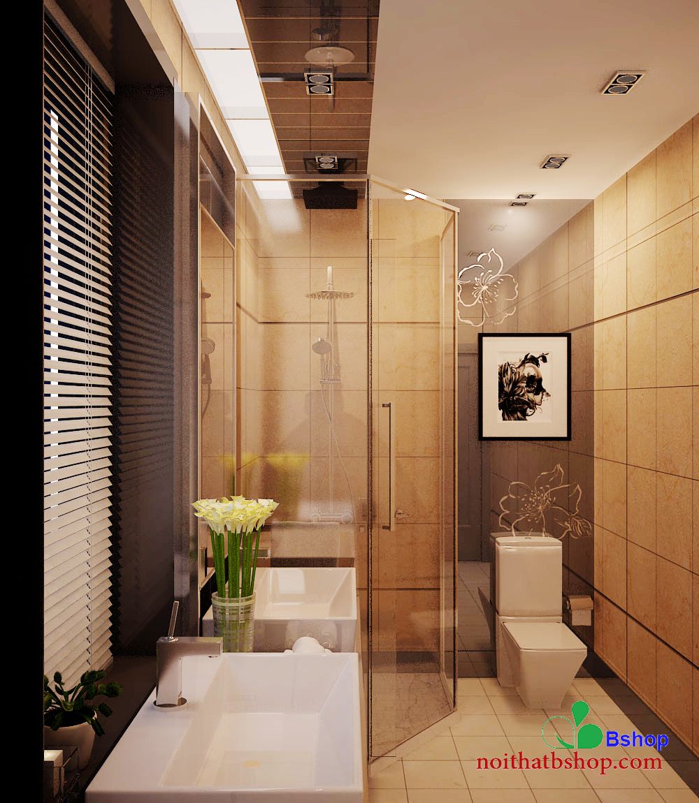 20 Hình ảnh phòng tắm đẹp hiện đại dành cho phòng ngủ của nhà ống